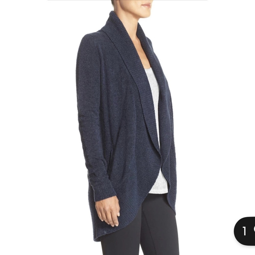 Barefoot Dreams Cozy Chic Lite Open Circle Cardigan Size Medium